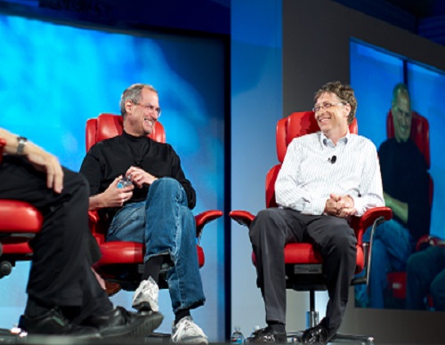 Steve Jobs e Bill Gates