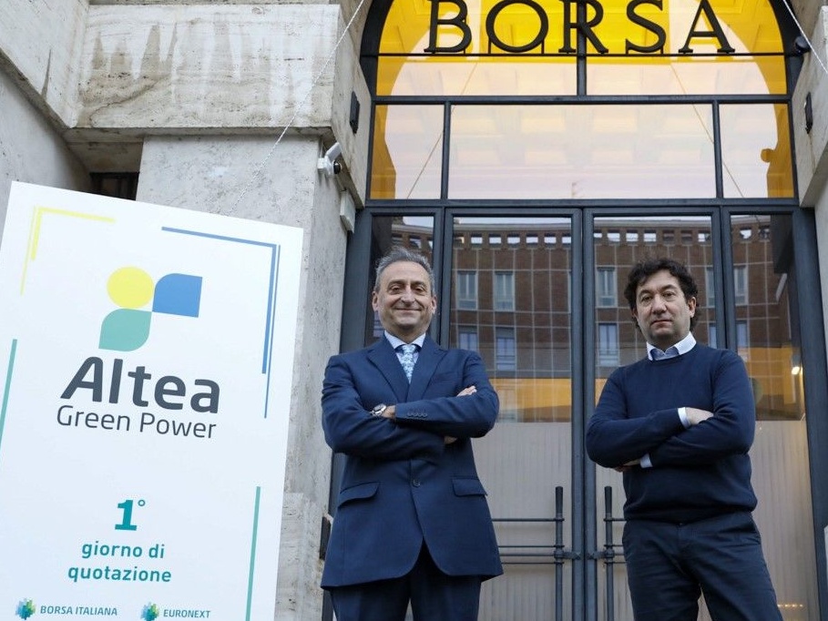Altea Green Power, debutto con i fiocchi nel suo primo giorno di Borsa: +50%