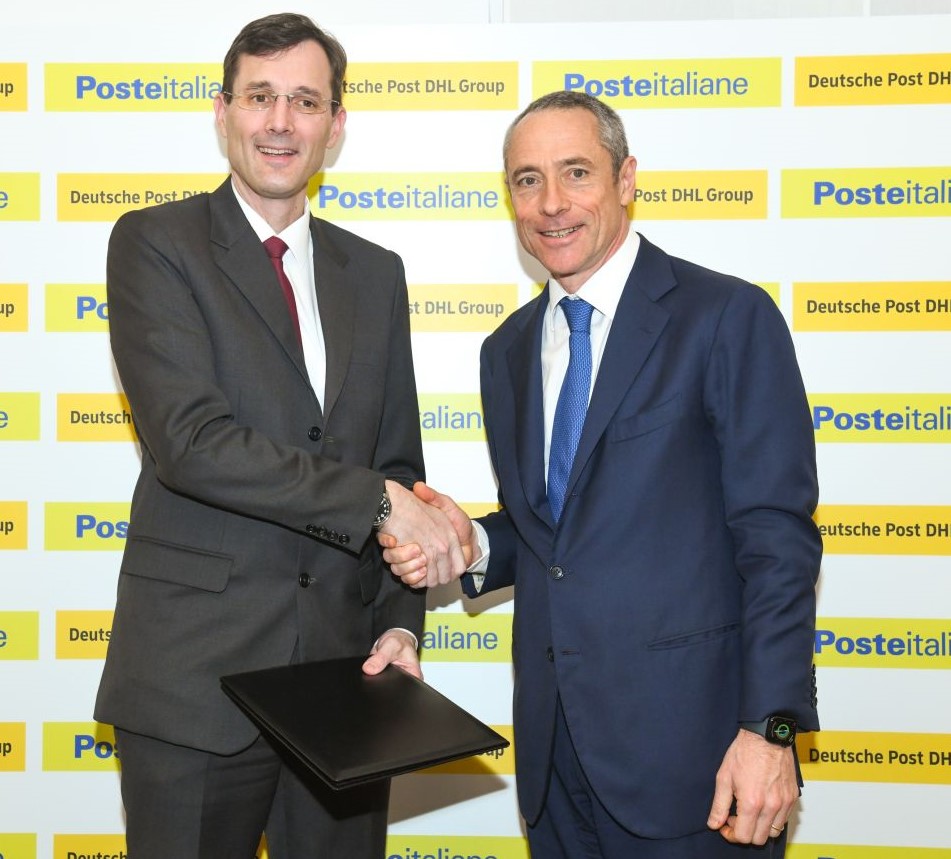 Poste Italiane e Deutsche Post DHL Group siglano partnership strategica nel mercato italiano e internazionale dei pacchi