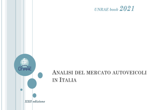 UNRAE pubblica il Book 2021: nel 2021 persi altri 6,3 mld di fatturato e 1 mld di IVA sul 2019