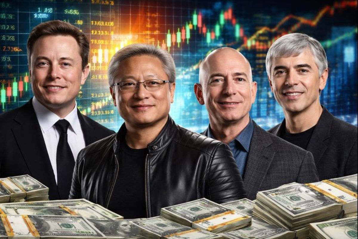 L’AI moltiplica le fortune dei miliardari tech nel 2025