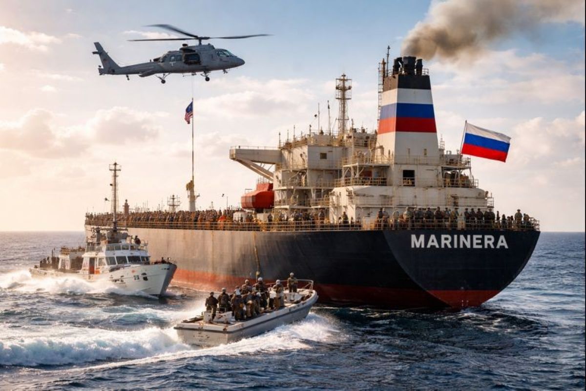 Venezuela: petroliera russa sequestrata dagli Usa, Atlantico in fiamme