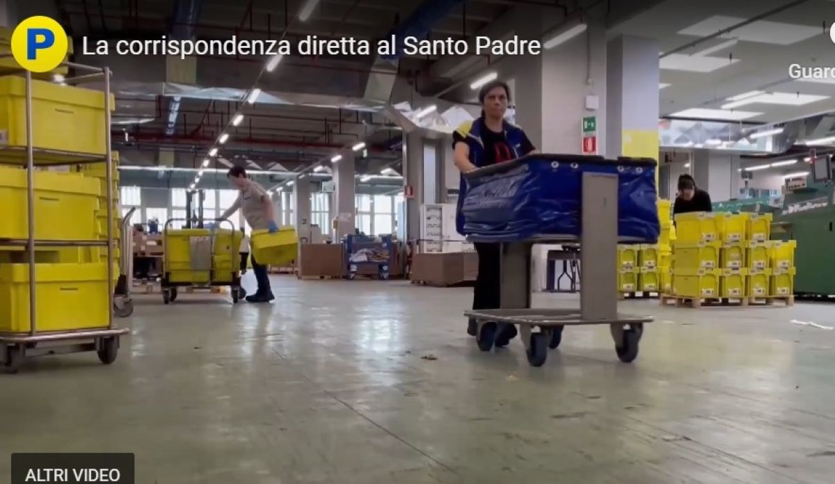 TG Poste: Il viaggio della corrispondenza per Papa Francesco