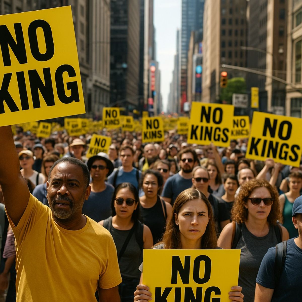 Sette milioni in strada: l’America grida “No King”