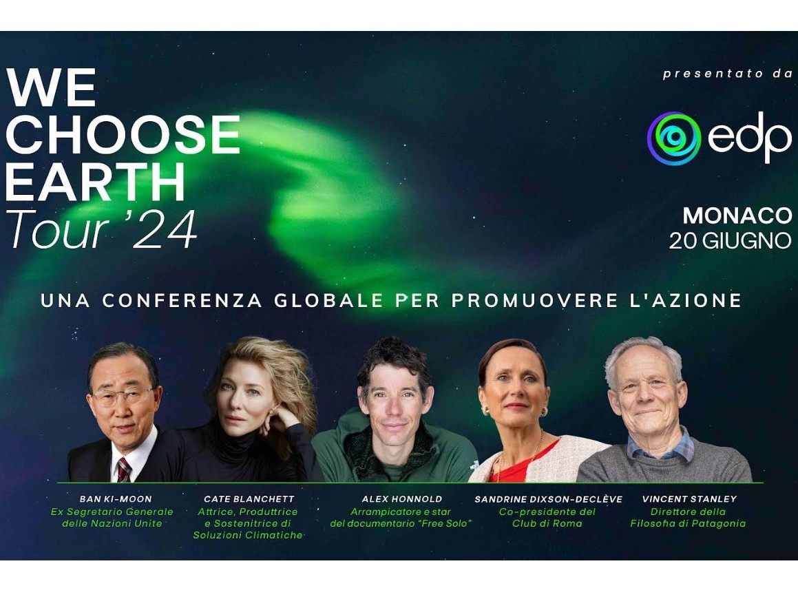 EDP: al via la seconda edizione del We Choose Earth Tour 2024