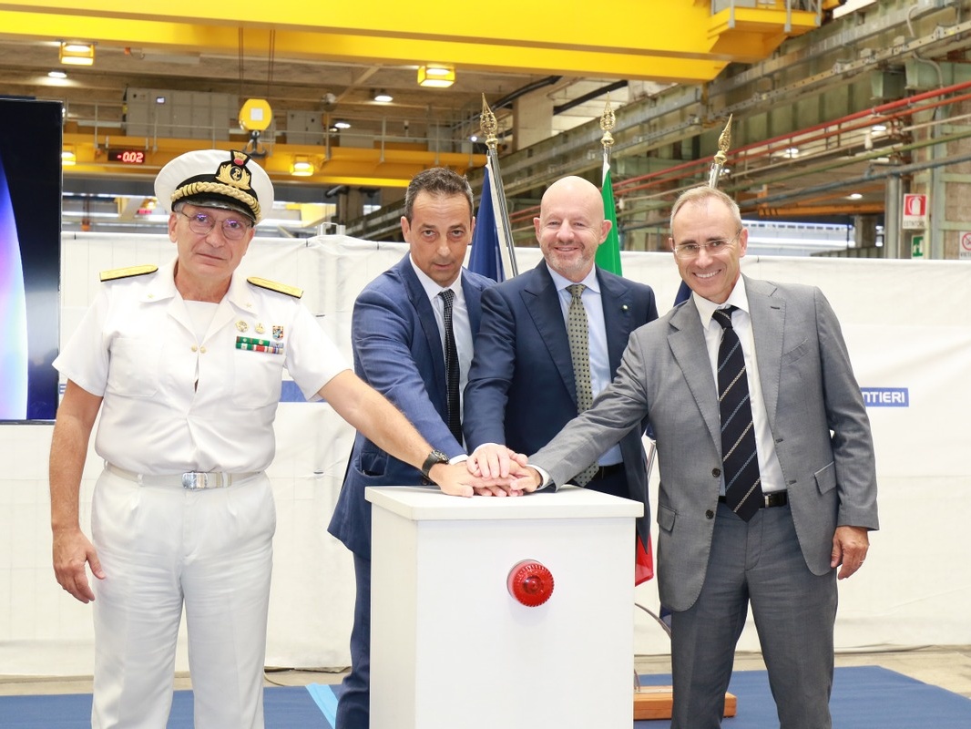 Fincantieri: al via i lavori per il primo pattugliatore offshore di nuova generazione della Marina Militare