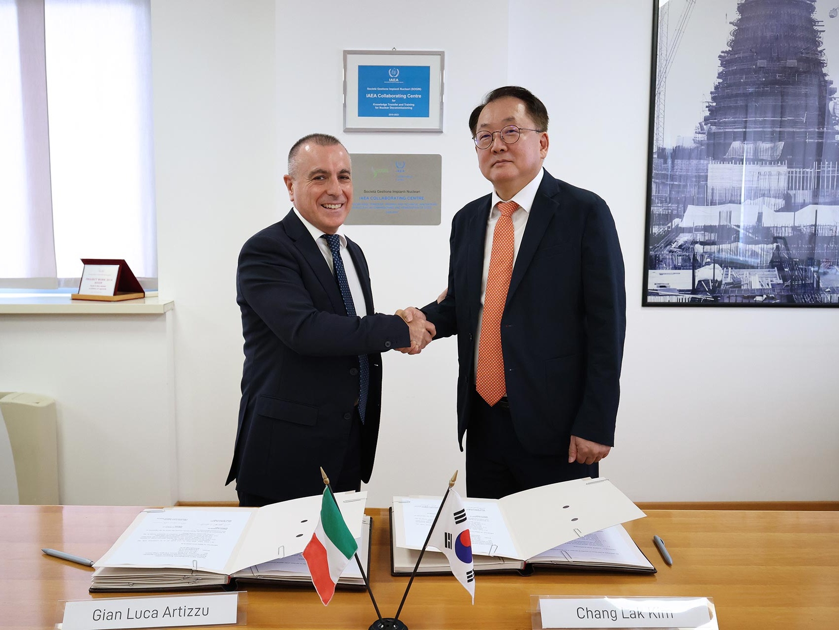 Sogin e Kings siglano un MoU nella formazione in campo nucleare