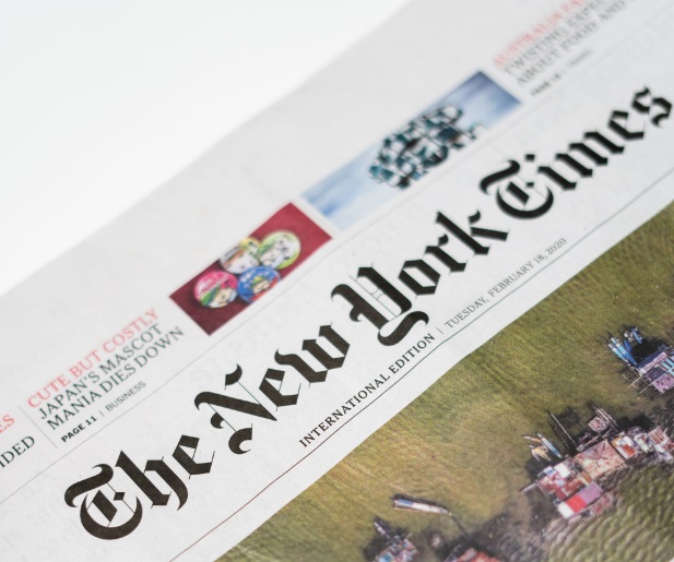 New York Times: storico sorpasso dei ricavi dell'online sul cartaceo