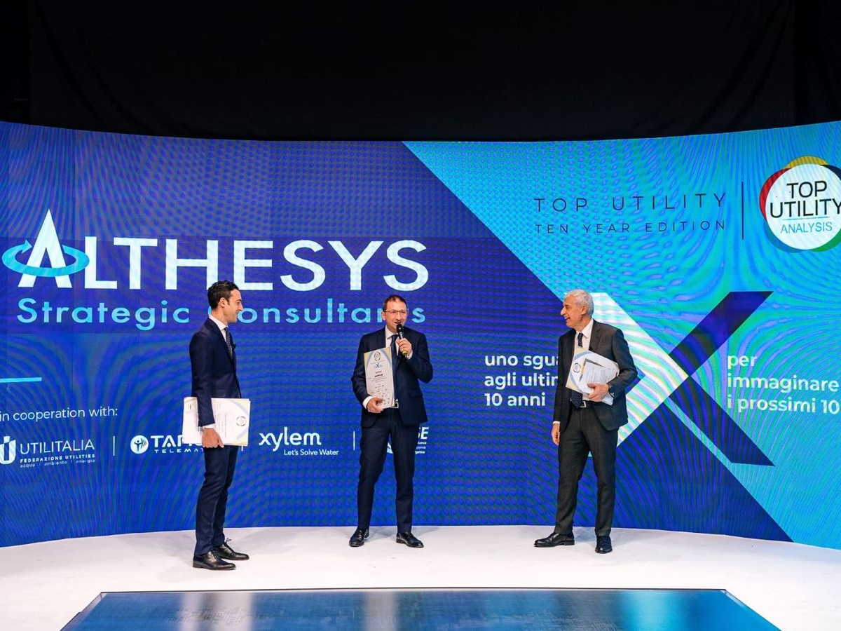 Gruppo Cap riceve il Premio Top Utility Ten Years