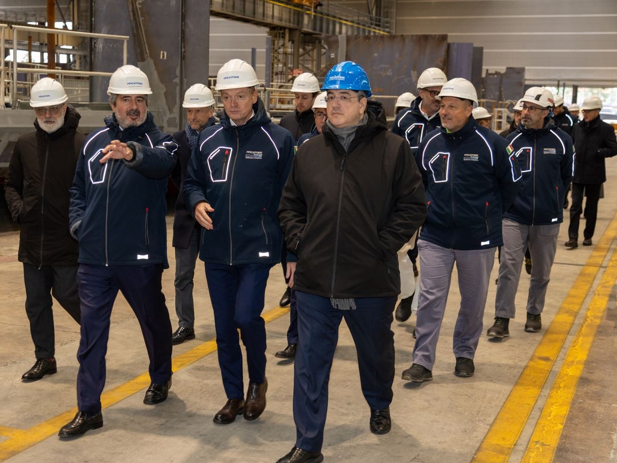 Fincantieri, il commissario Ue Tzitzikostas in visita al cantiere di Monfalcone