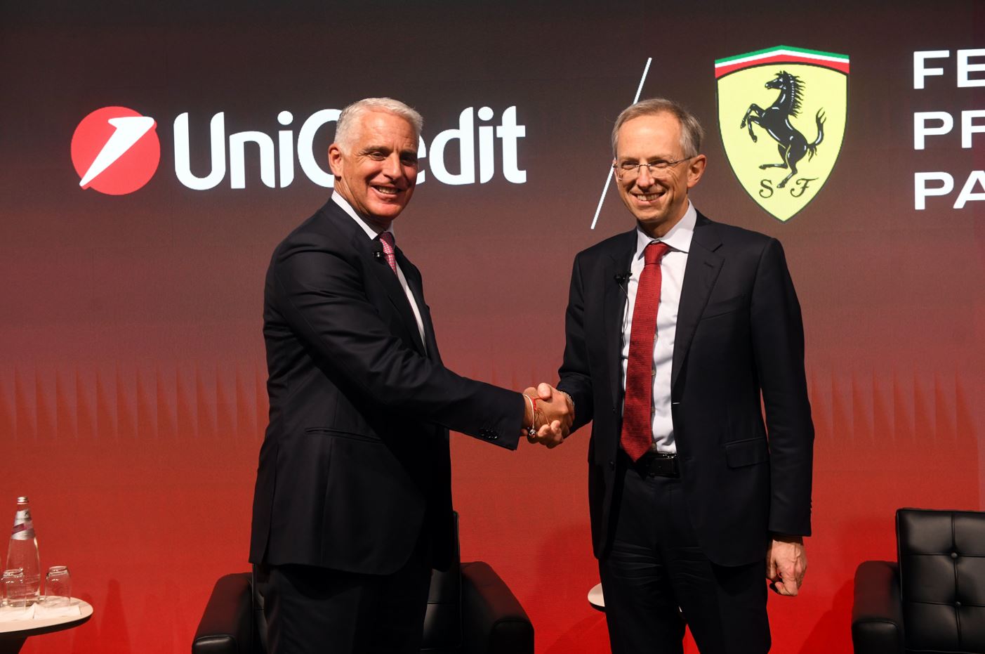UniCredit e Ferrari presentano la partnership dal motto Bound by Passion. United in Excellence