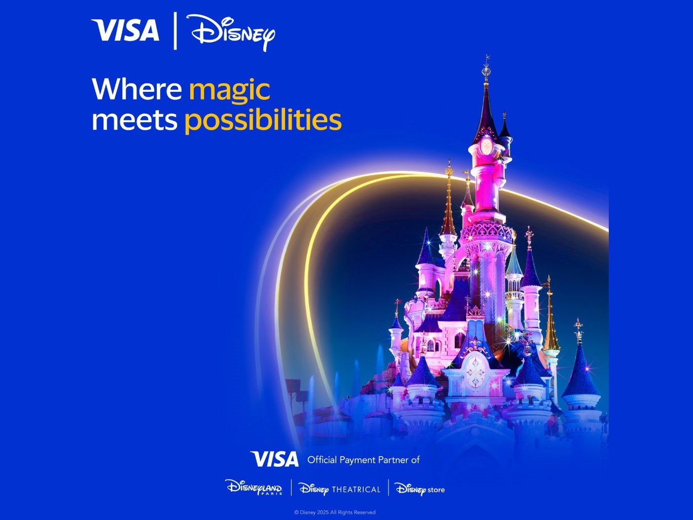 Visa: accordo di partnership con Walt Disney Company