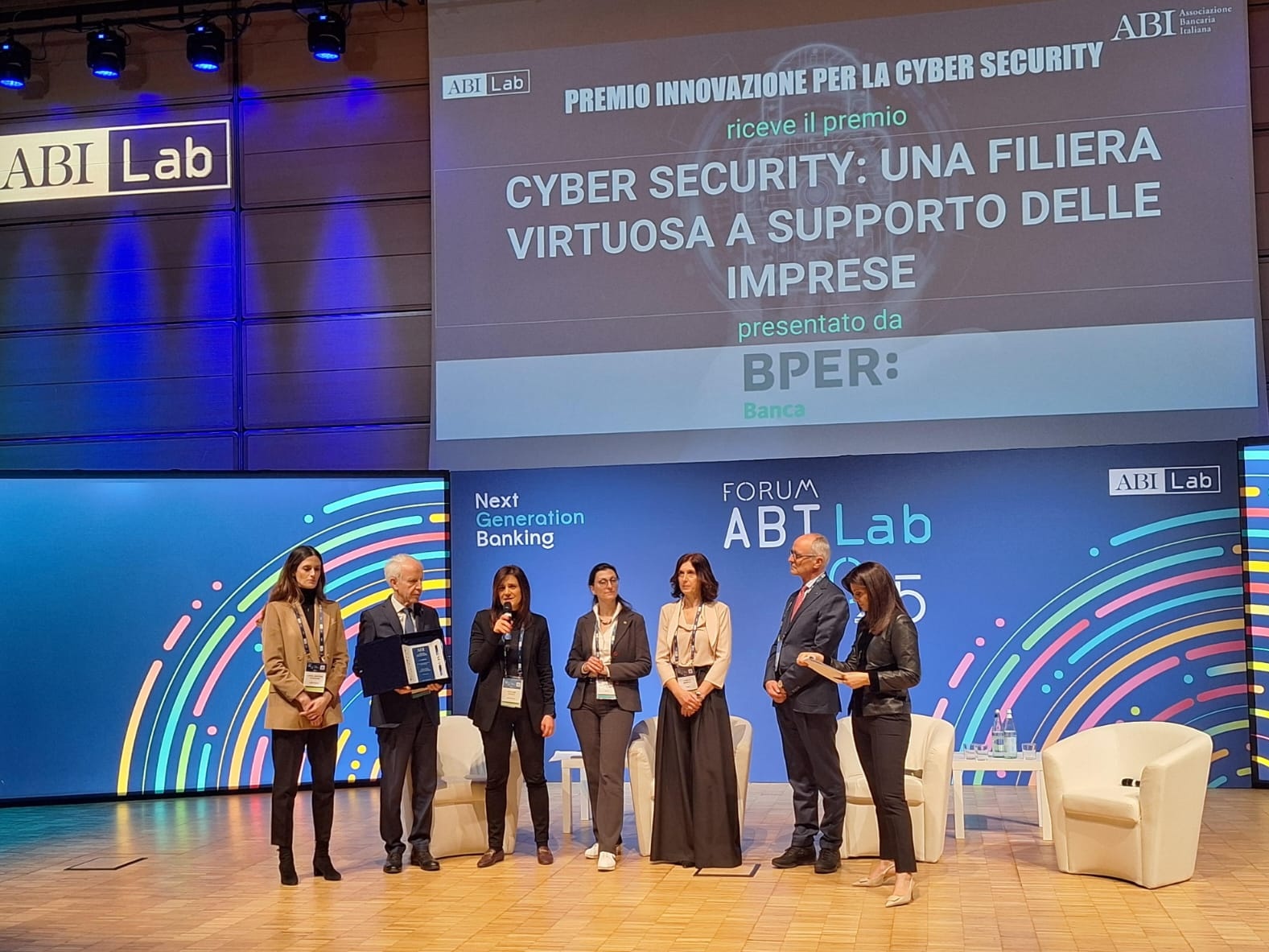 BPER Banca premiata agli ABI Innovation Awards 2025 per progetto sulla cybersecurity con Unipol e Start4.0