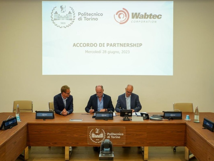 Politecnico di Torino e Wabtec Corp. promuovono ricerca, innovazione e formazione nell'ambito del trasporto ferroviario