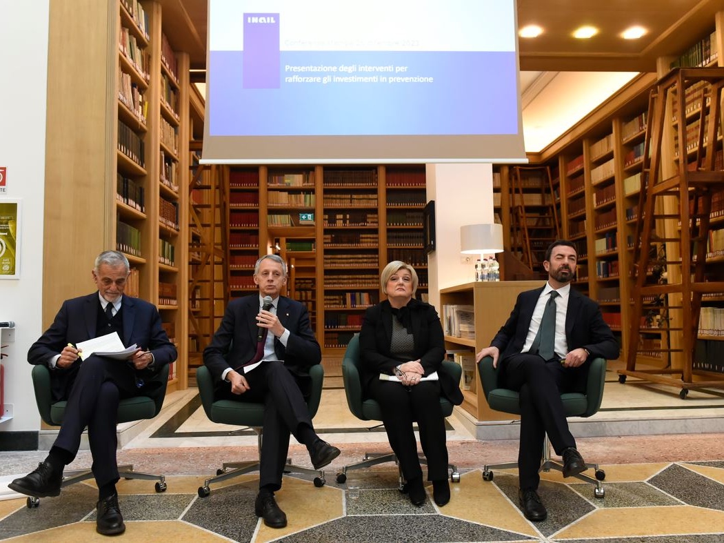 Inail: raddoppiano gli investimenti per la riduzione degli infortuni sul lavoro nel 2024
