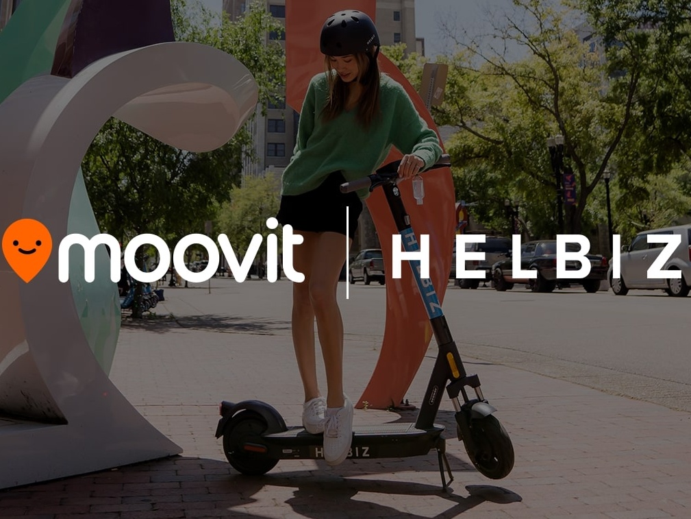 Helbiz e Moovit ampliano la loro partnership per diffondere il trasporto sostenibile