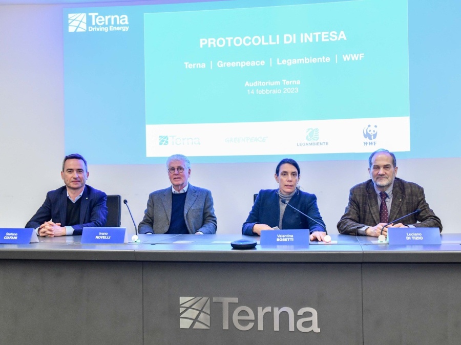 Terna: accordo con Greenpeace, Legambiente e WWF per infrastrutture elettriche sempre più sostenibili