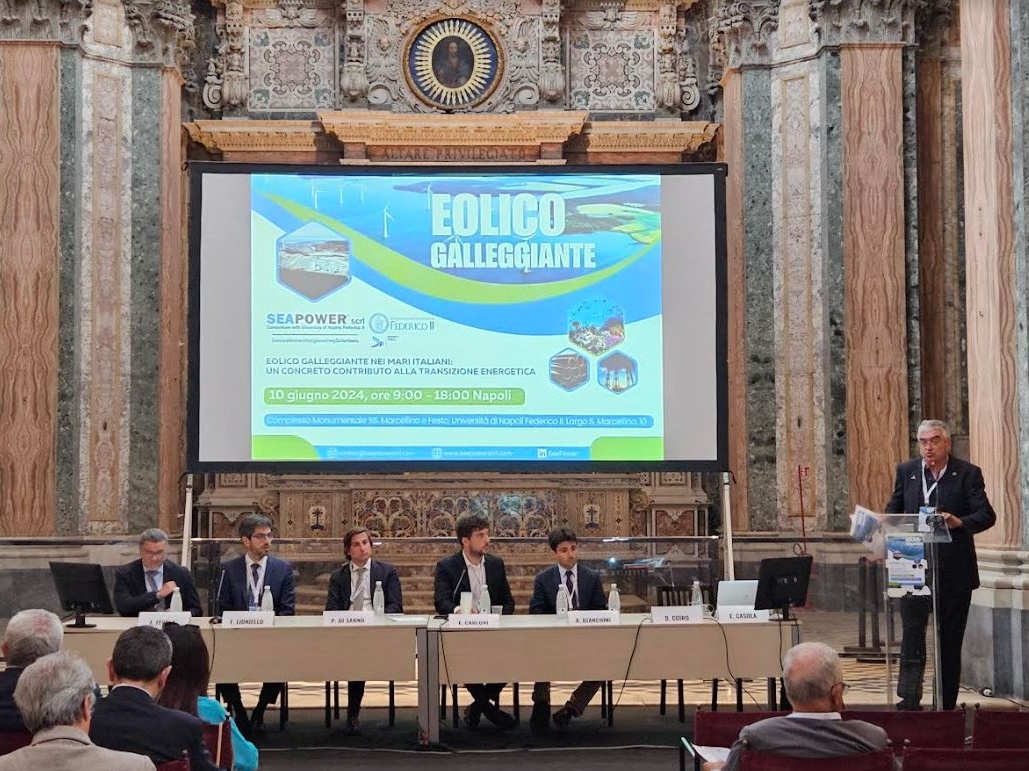 Seapower: workshop sul tema delle turbine eoliche galleggianti offshore