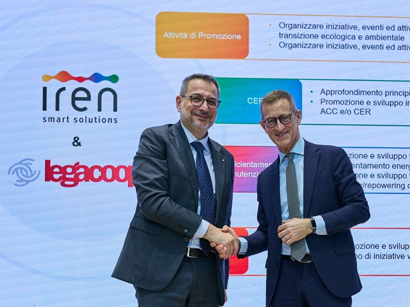 Iren Smart Solutions e Legacoop insieme per la diffusione di energie rinnovabili
