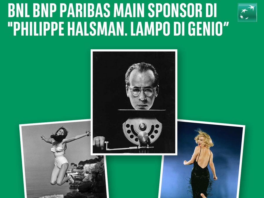 Philippe Halsman. Lampo di genio: BNL BNP Paribas main sponsor della mostra