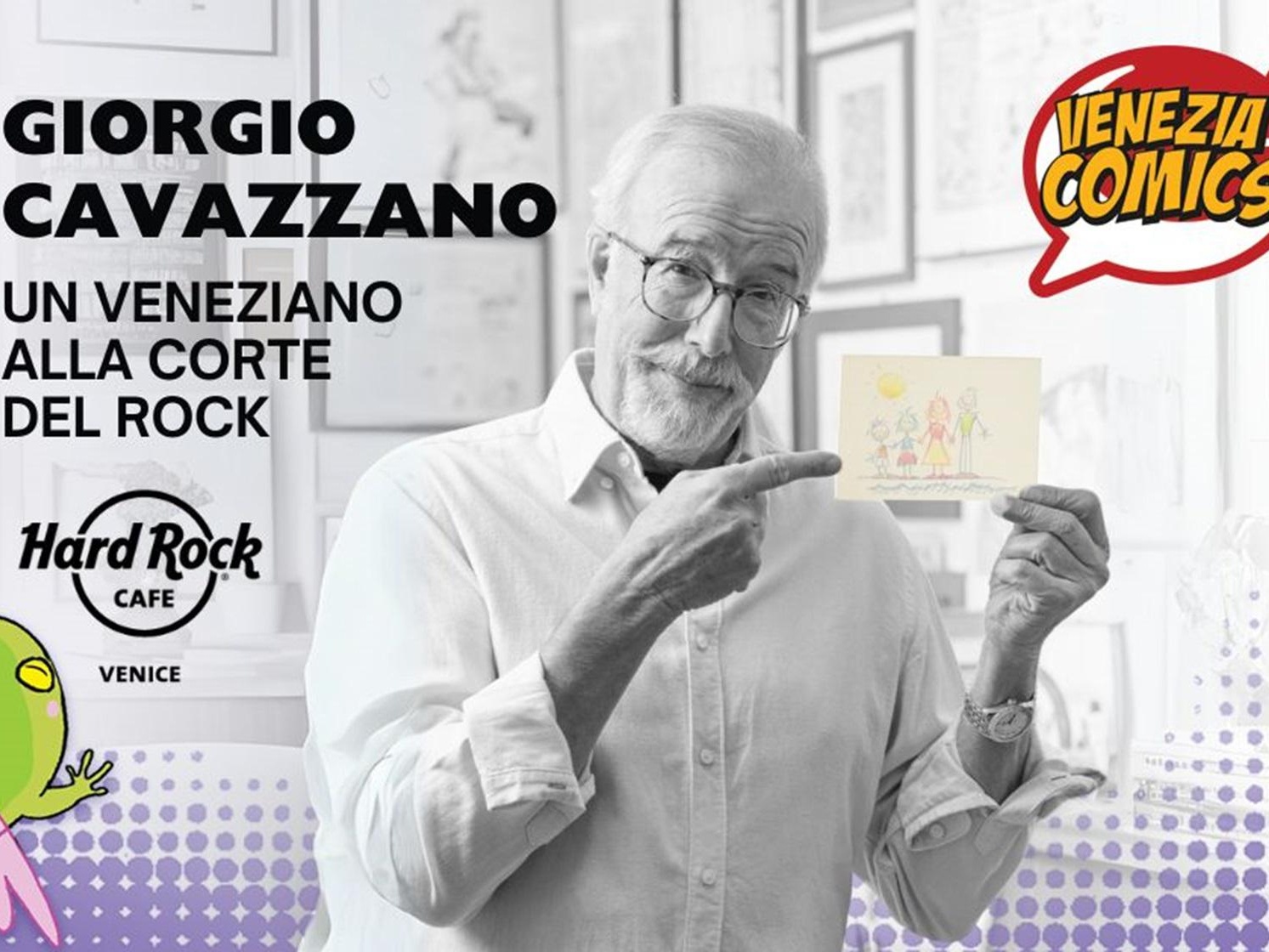 Fumetti: Giorgio Cavazzano all’Hard Rock Cafe per anteprima Venezia Comics