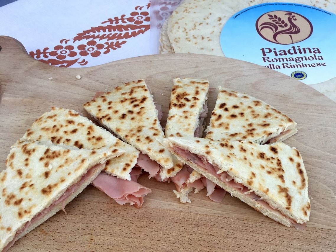 Piadina prima in Italia e seconda al mondo per popolarità