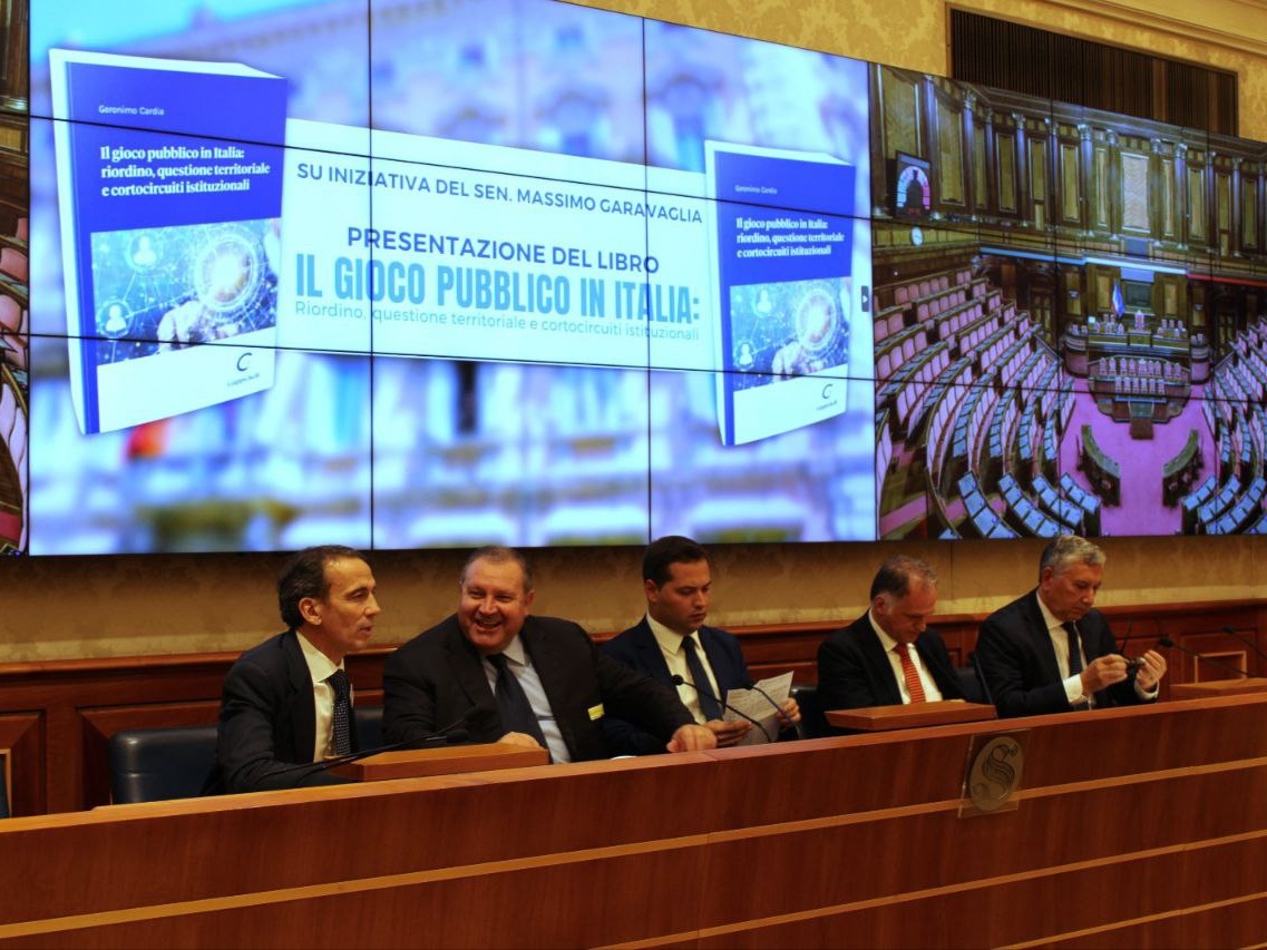 Il gioco pubblico in Italia: presentato il nuovo libro di Geronimo Cardia