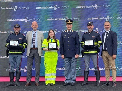 ASPI e Polizia Stradale: proseguono le premiazioni degli Eroi della Sicurezza