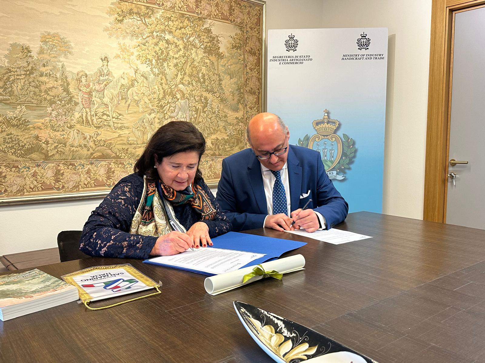 Federitaly e Associazione San Marino Italia: accordo per promuovere il marchio Made in San Marino