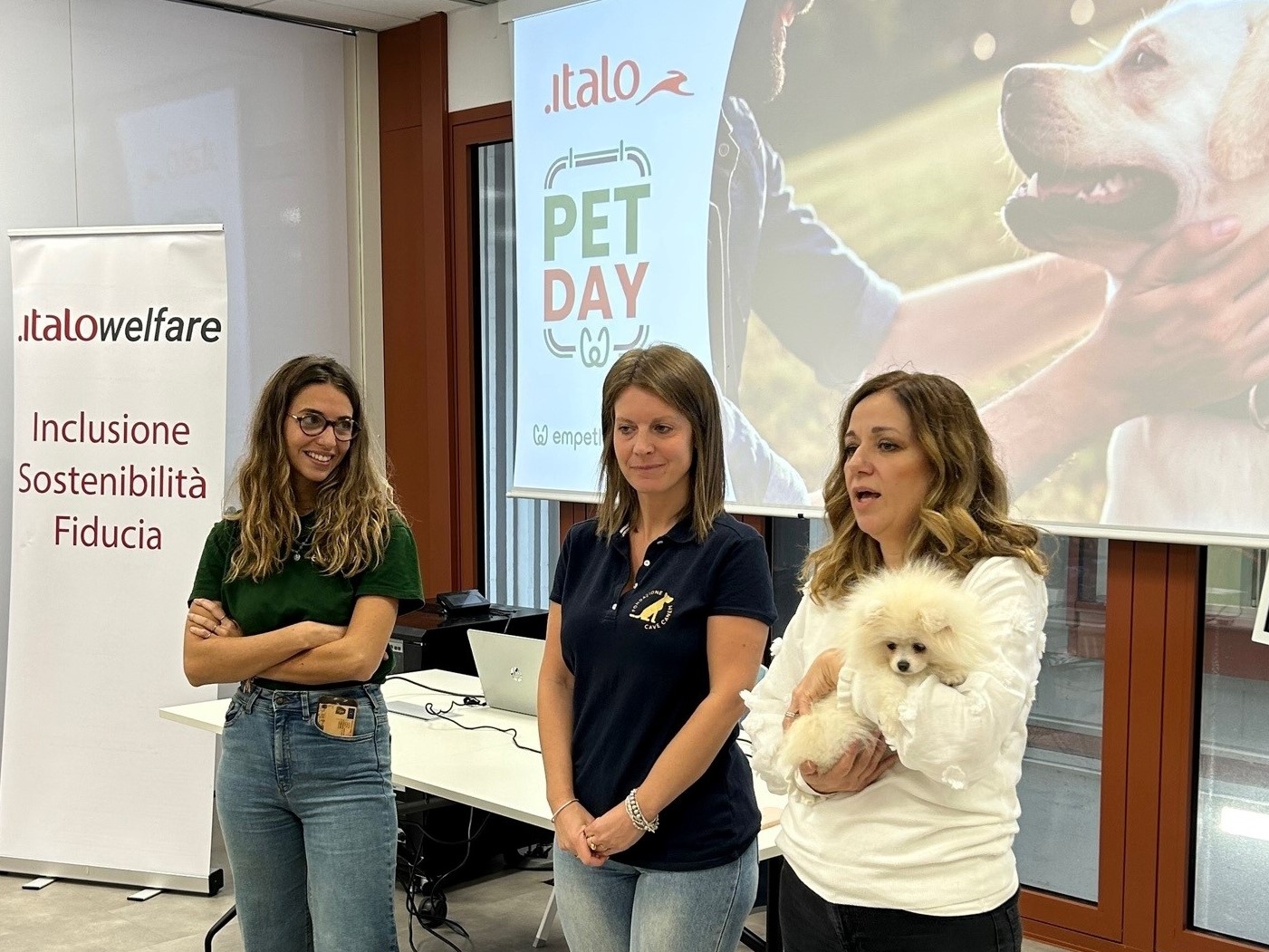 Italo lancia il primo Pet Day aziendale per promuovere il volontariato tra i dipendenti