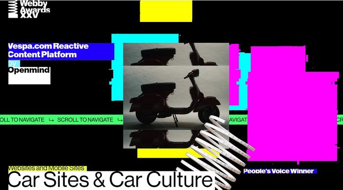 Vespa si aggiudica gli ambiti Webby Awards