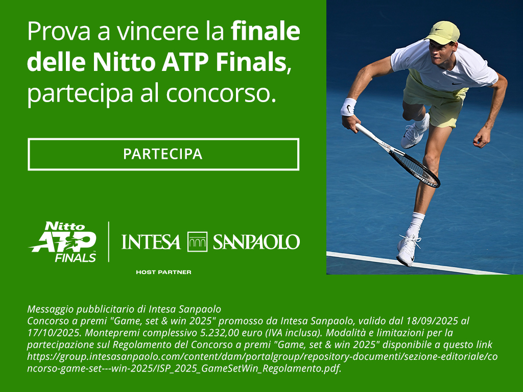 Prova a vincere la finale della Nitto ATP 2025