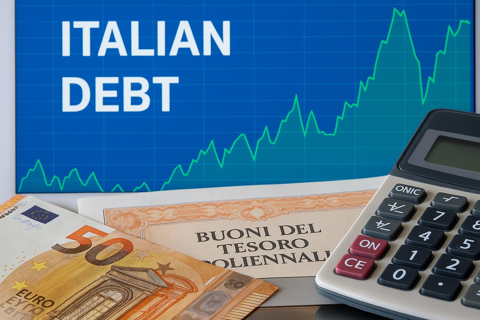 Debito in salita, crescita fiacca: l’Italia sul crinale 2026